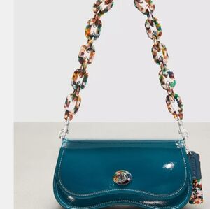 SOLD!!NWT Coachtopia Wavy Dinky Bag in Teal Coachtopia Lthr 😍